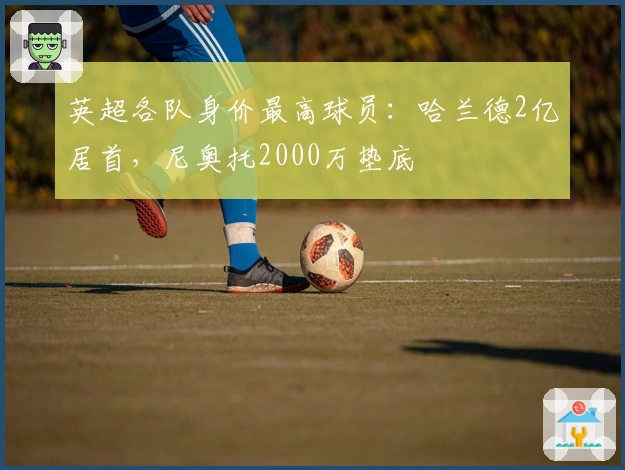 英超各队身价最高球员：哈兰德2亿居首，尼奥托2000万垫底